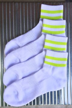 フレッシュサービスソックス 2-PACK LINE SHORT SOCKS (YELLOW)☆再入荷！