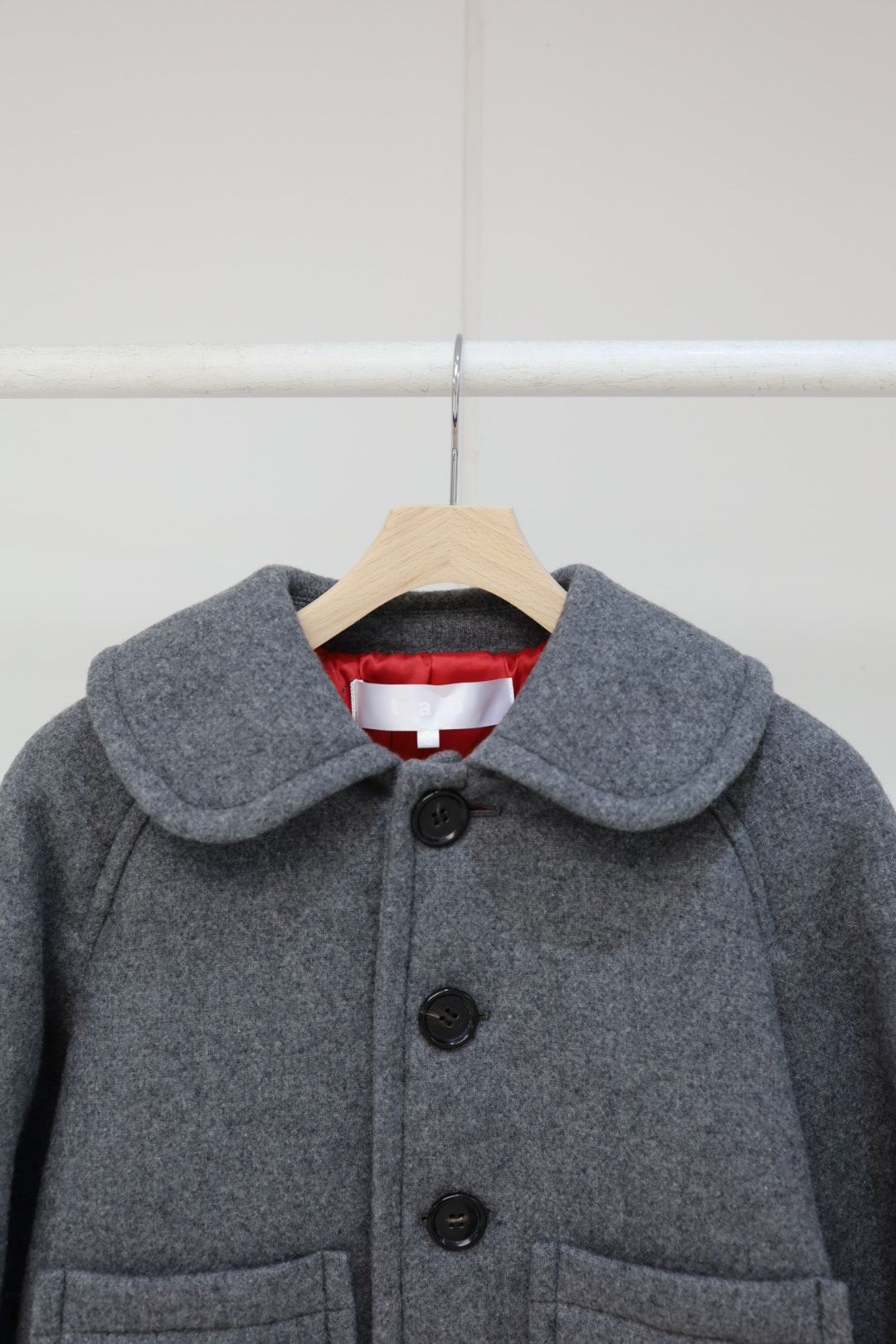 tao 26FW ウールエステルフラノ先染ジャケット(TR-J007-051-2)TOP GRAY☆10月16日(金)発売！