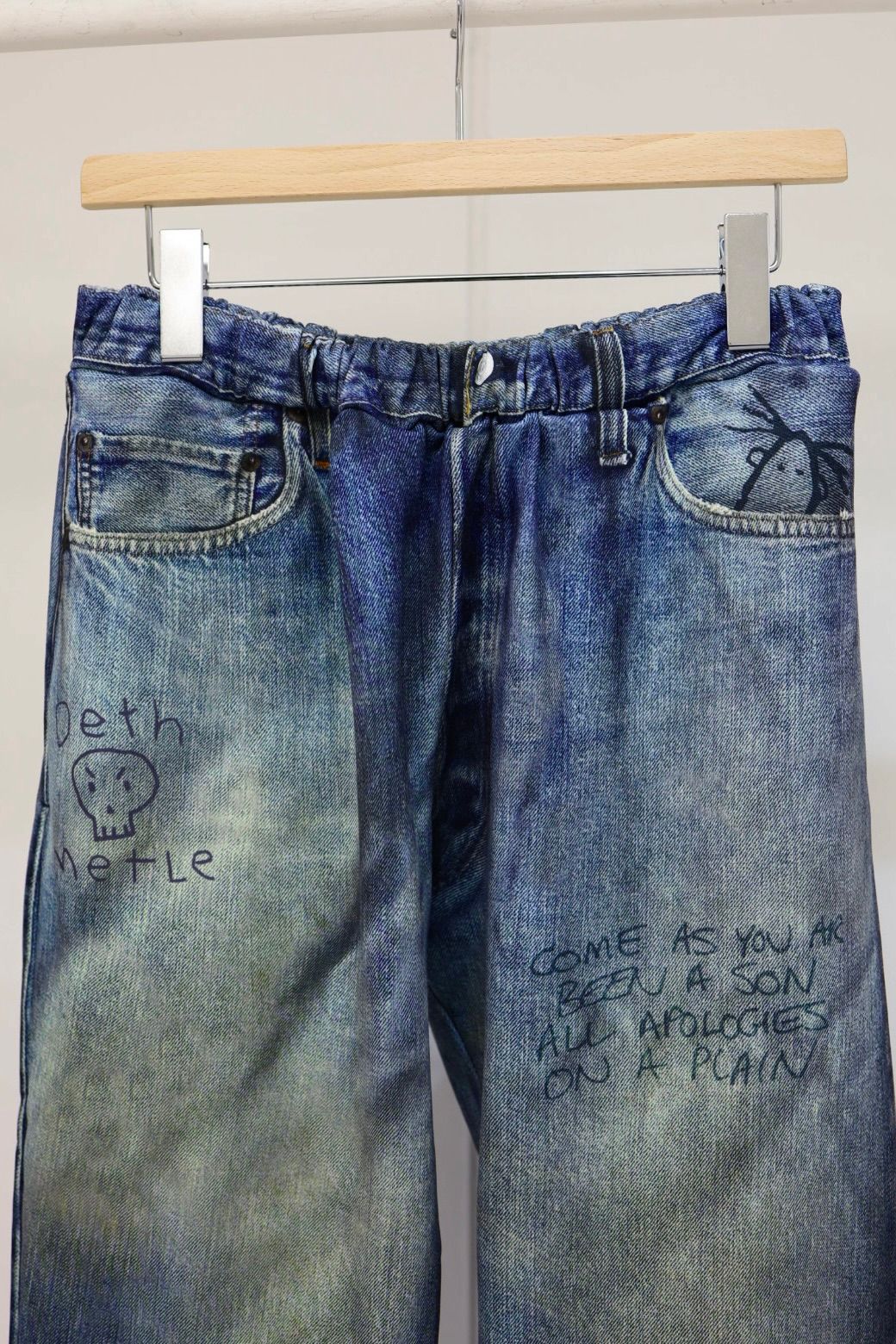 トーキングアバウト ジ アブストラクション 26SS フレアパンツ PRINT FLARE PT(26SS-PT-003)DENIM新作発売！