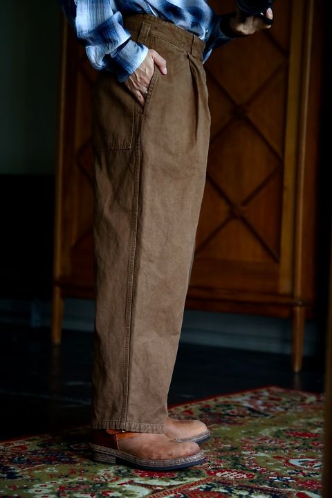 Gurank Railway pants (2554)CAMELスタイル.2025.10.13.