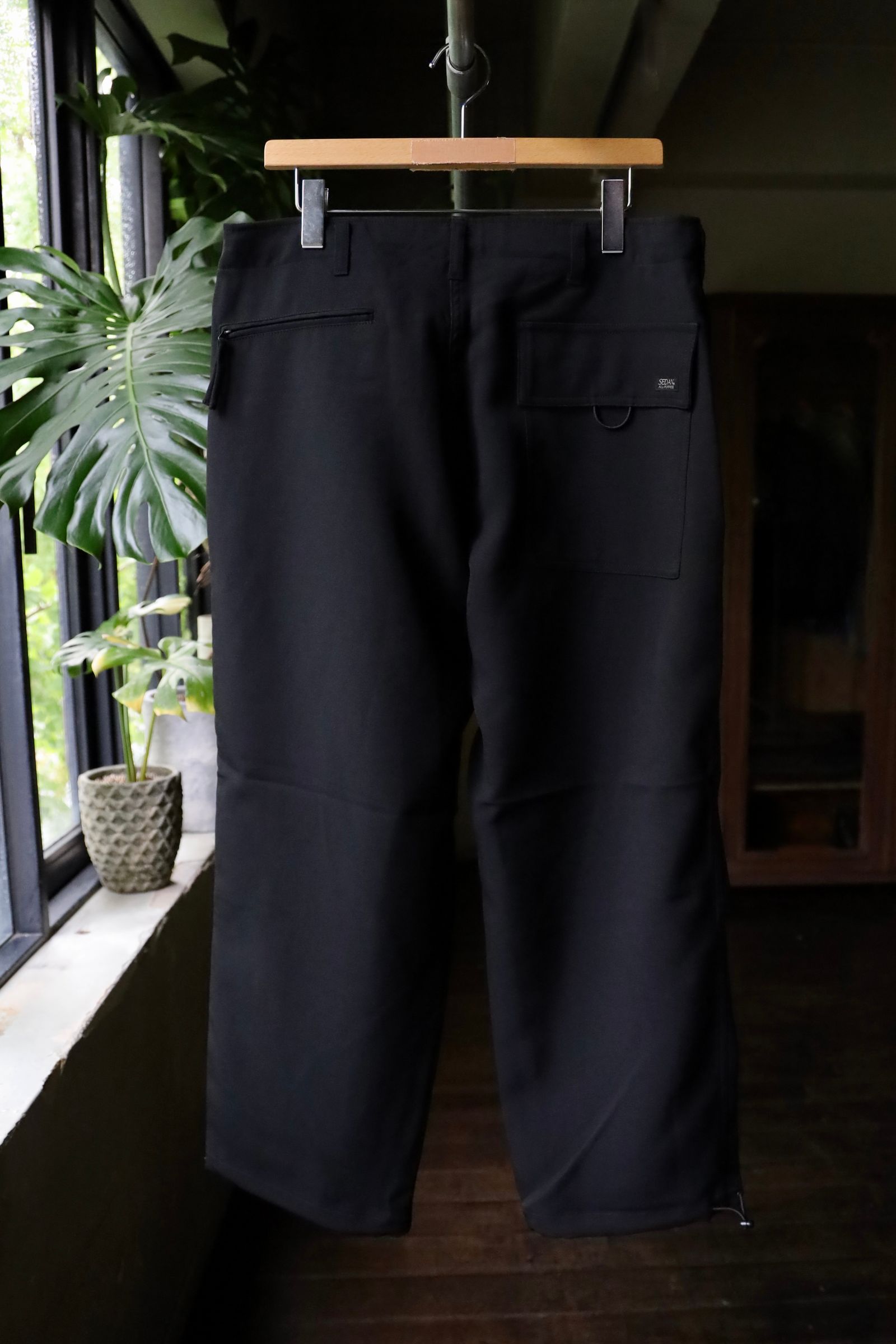 セダンオールパーパス FW24 Tech Wool Over Pant(SD24F-PT03) Black