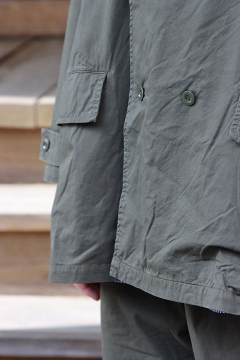 FreshService OVERDYED LEFT TWILL COAT(FSW-22-CT_38) style.2022.3.5