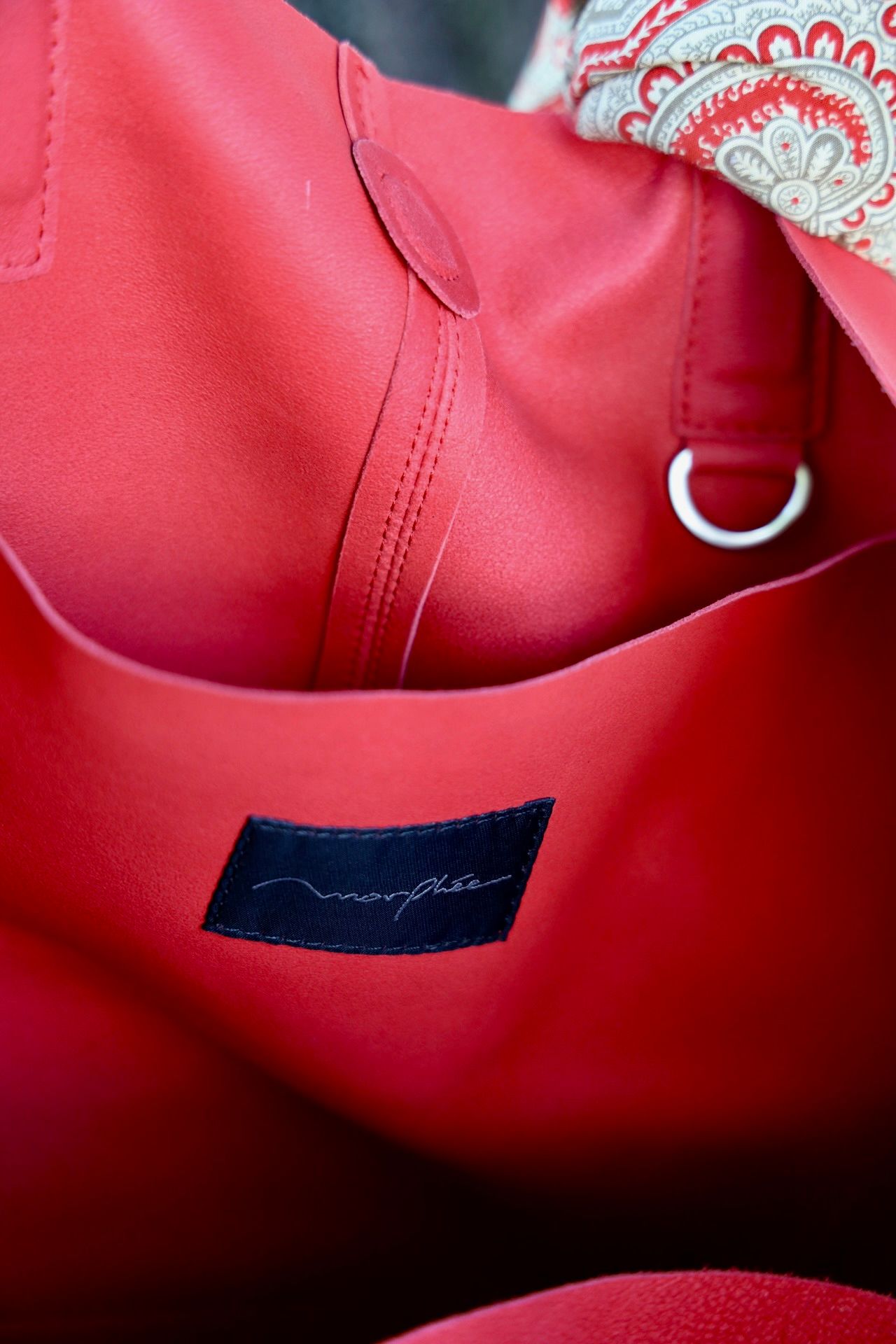 Morphee / BIG TOTE TYPE1（XL Size）Red style. | 4758 | mark