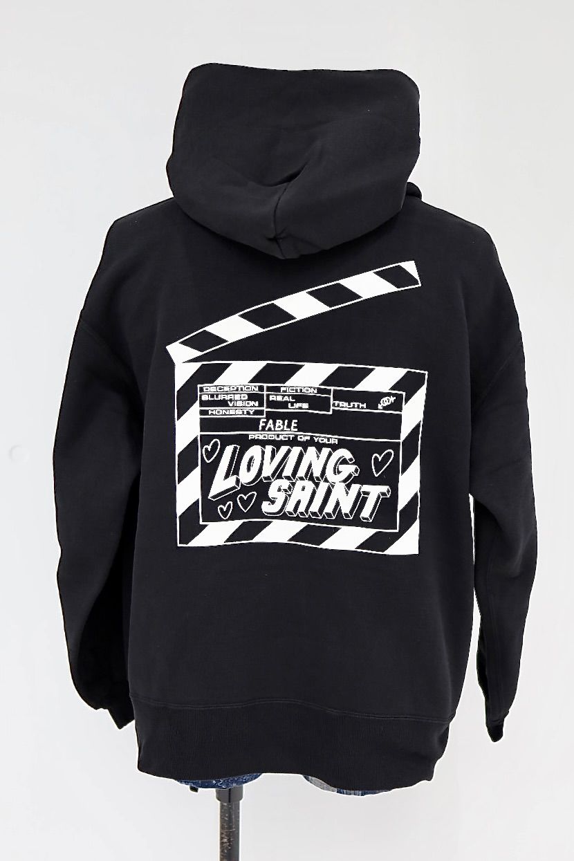 セントマイケル 26SS I LOVE SAINT HOODIE(SM-MK8-0000-057)BLACK★1月10日(土)発売！
