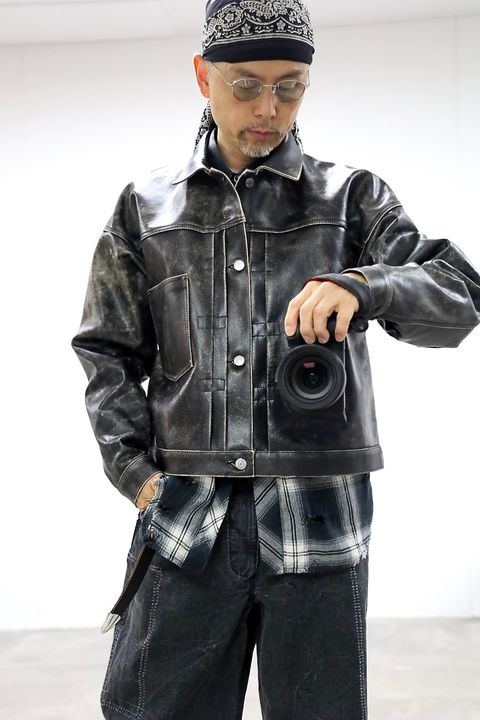 ©SAINT M×××××× セントマイケル 26SS BBJ_LEATHER JACKETスタイル