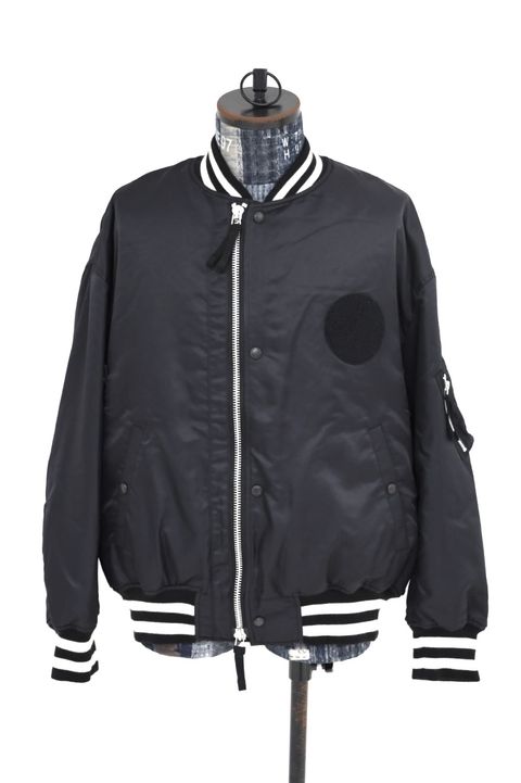 コムデギャルソンオム26FW リブライン入りナイロンツイルジャケット(HR-J003-051-1)BLACK☆8月7日(金)発売！
