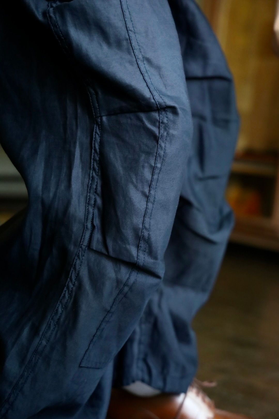 Gurankファティーグジャケット"NAVY"スタイル