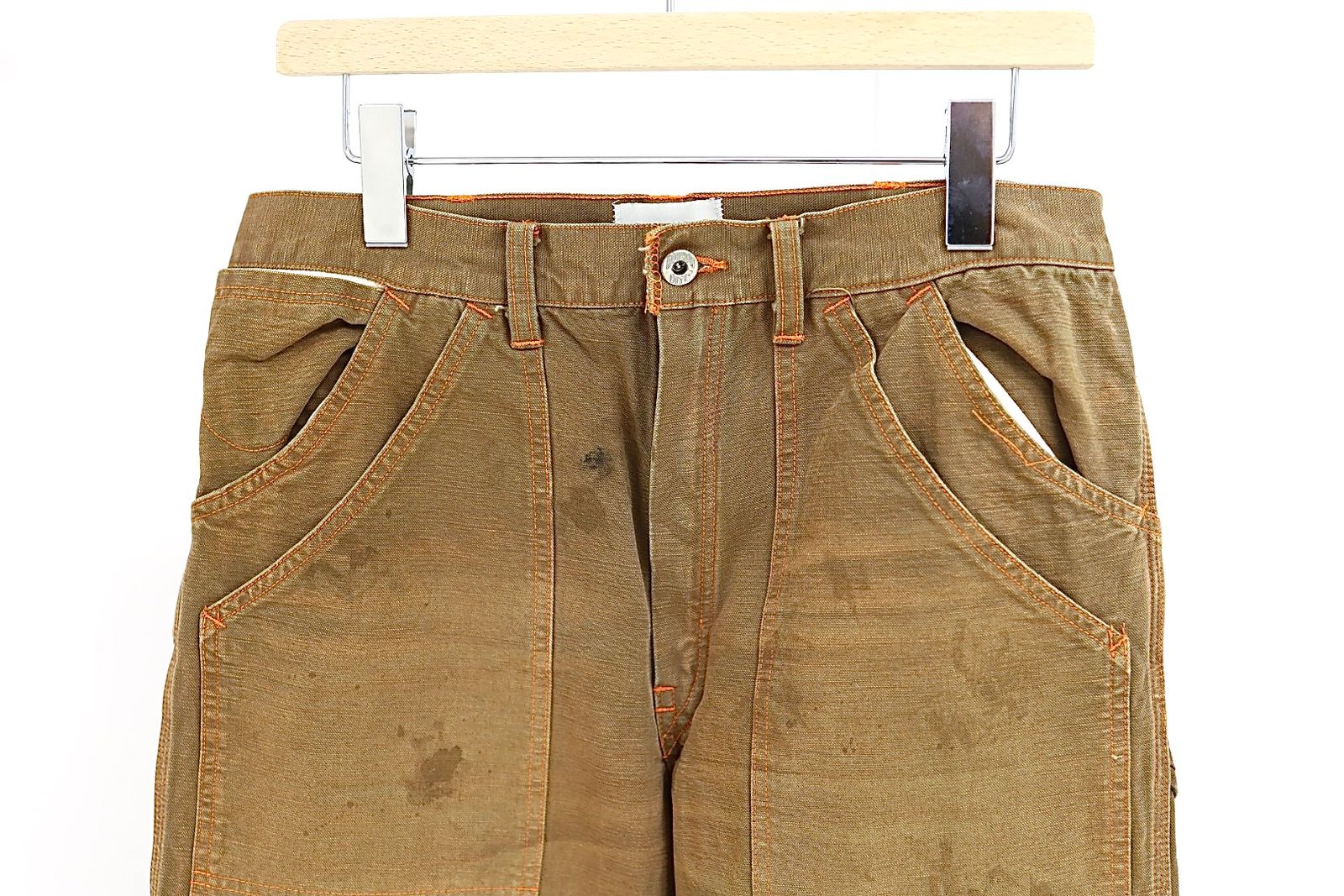 BOW WOW 26SS バウワウ BROWN DUCK DOUBLE KNEE PANTS AGED(BW261-BDDKP)BROWN