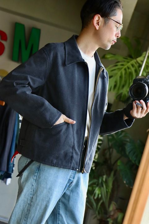 A.PRESSE 23SS Silk Nep Sports Jacketスタイル