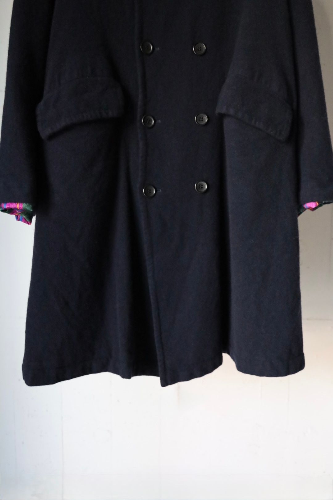 tao 26FW ウールツイル先染 製品縮絨コート(TR-C009-051-1)BLACK☆10月2日(金)発売！