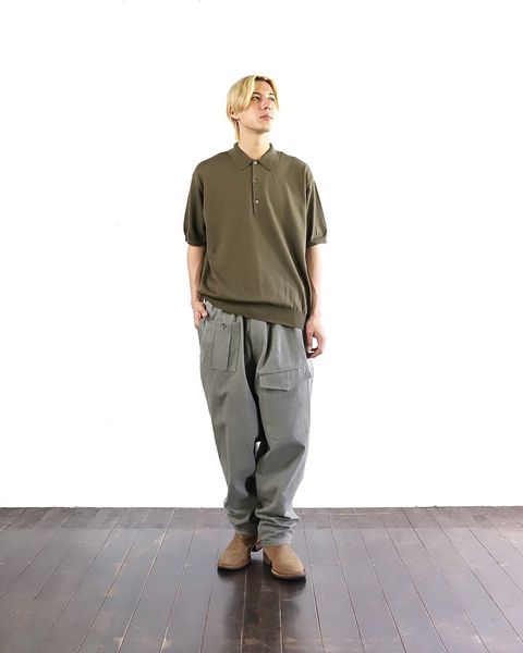 A.PRESSE 24SS Cotton Knit S/S Polo Shirts style 2024.4.13