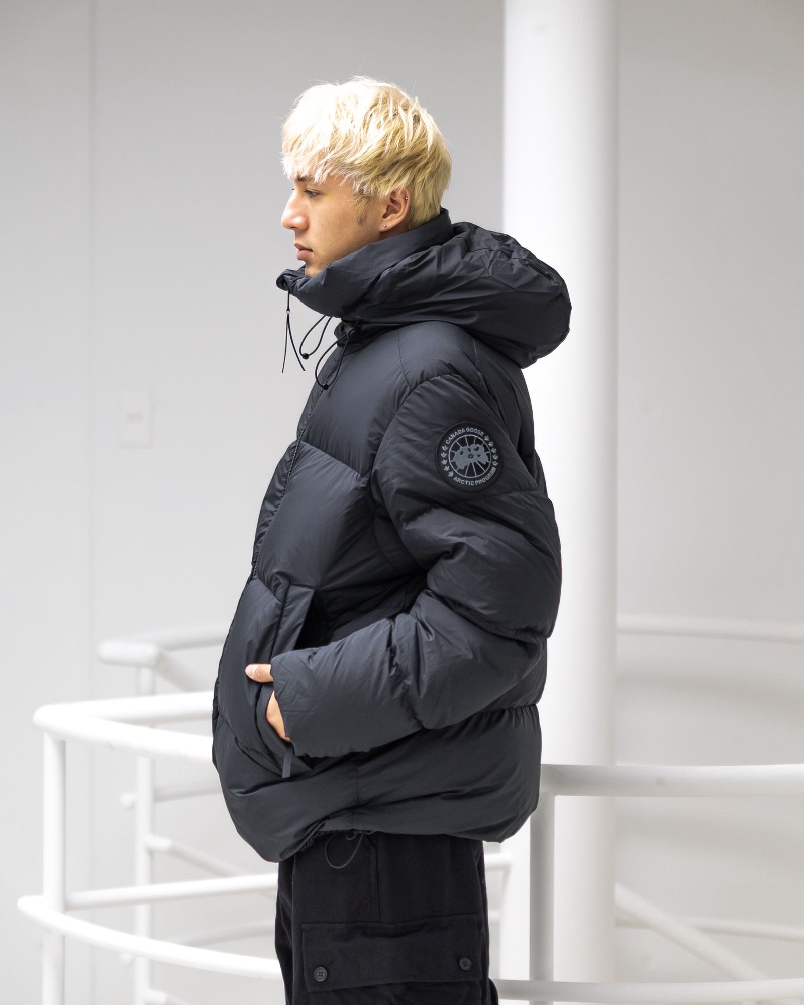 カナダグース クロフトン パッファーCrofton Puffer EnduraLuxe Black Label(2282MB)Black☆新作発売！