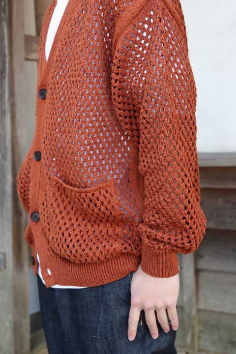 YOKE MESHED KNIT CARDIGAN(YK22SS0345S) mix style. 2022.04.04.
