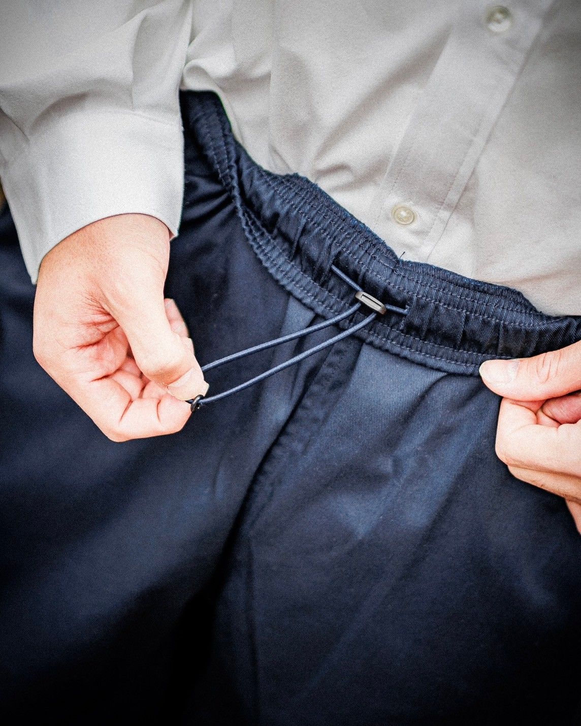 フレッシュサービス CORPORATE EASY SHORTS(NAVY)