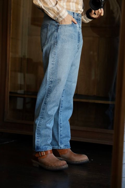A.PRESSE 25SS  Washed Denim Pantsスタイル2025.3.24.