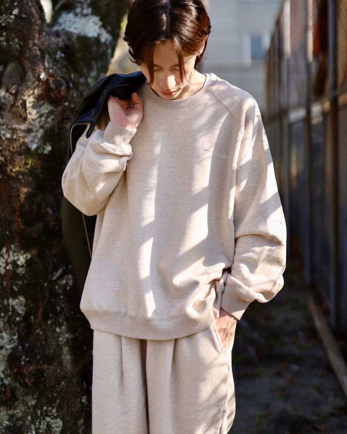 SEDAN ALL-PURPOSE セダンオールパーパス FW23 Synthetic Leather Sports Jacketスタイル