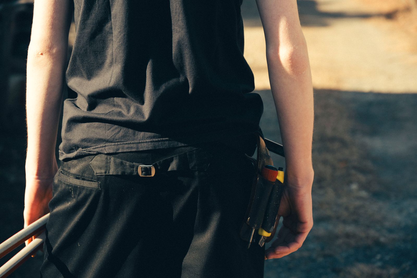 ファウンダ 25SS TWILL PANT(015FD251015)BLACK