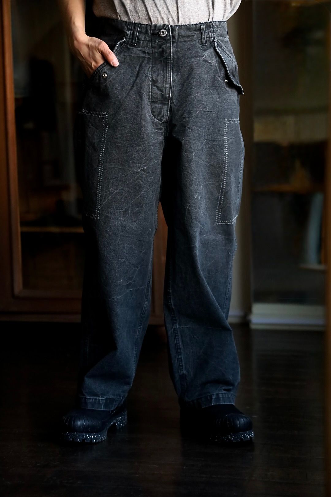 A.PRESSE - アプレッセ M-51 Custom Pants(25SAP-04-03H) BLACK