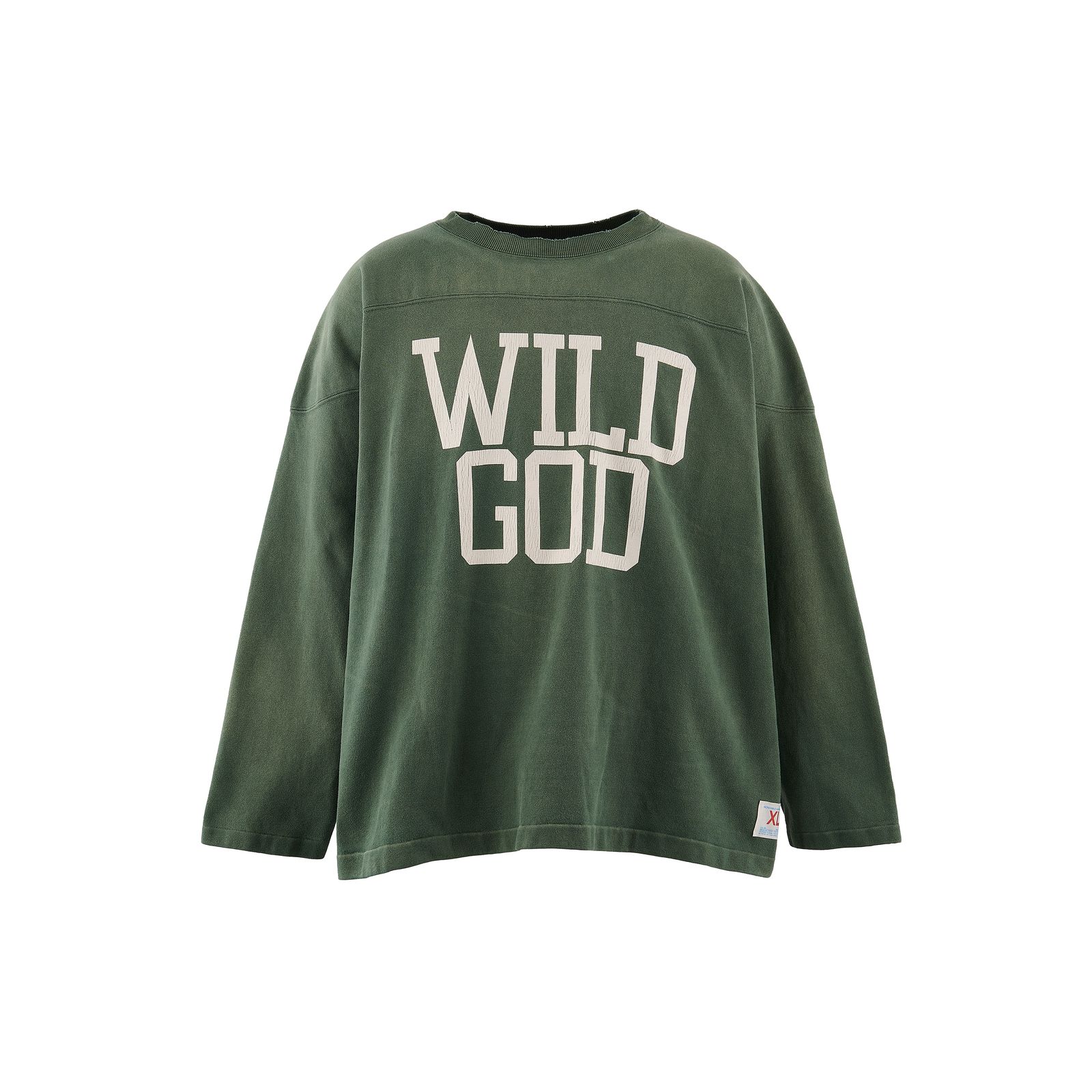 セントマイケル 26SS FOOTBALL SWEAT/WILD GOD (SM-MK8-0000-056)GREEN☆2月21日(土)10:00発売！
