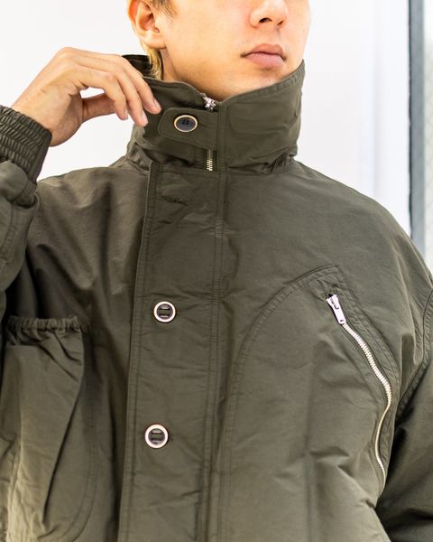YOKE "KATHARINE HAMNETT" Recycle Polyester Short Blouson (OLIVE) 9月13日(土)新作発売！