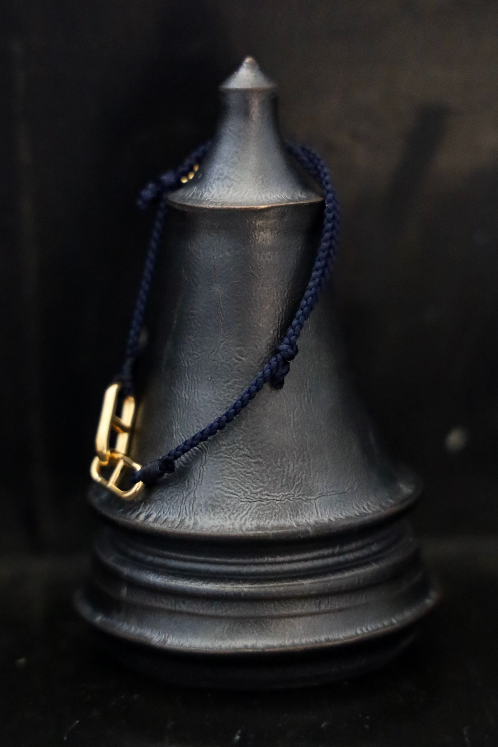 XOLO JEWELRY ショロジュエリー / Anchor Link Silk Code Bracelet-Gold- (XOCB004G)NAVY☆6月19日発売！