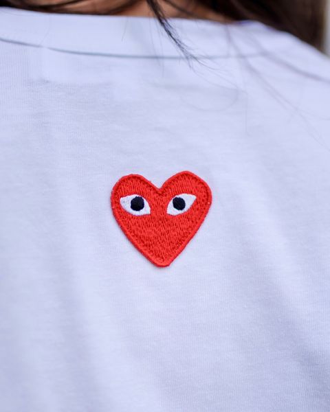 PLAY COMME des GARCONS 新作バックワンポイントTシャツstyle.2024.9/26