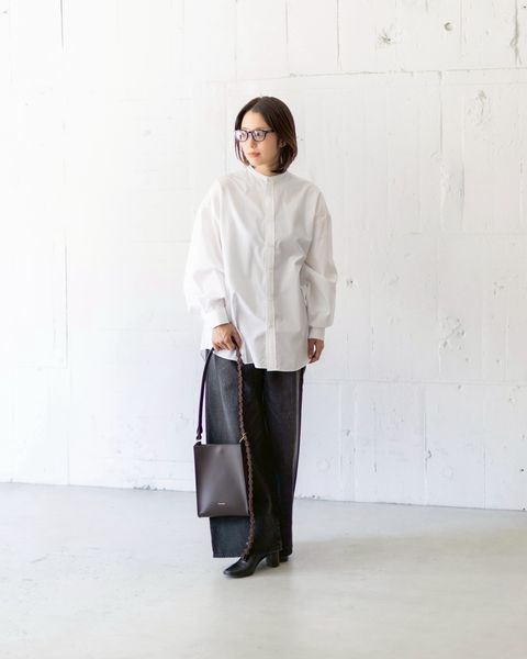 Graphpaper Selvage Denim Two Tuck Wide Pants style.2025.08.01