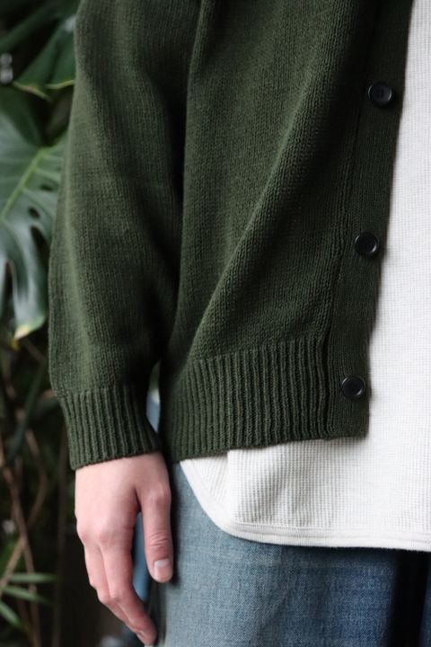 UNIVERSAL PRODUCTS DRY COTTON KNIT CARDIGANE(221-60201) style.2022.2.13