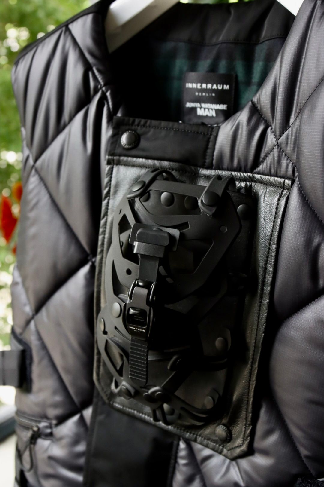 ジュンヤワタナベマン23AW Innerraumインナーラムリップストップ中綿ベスト①(WL-V001-051)