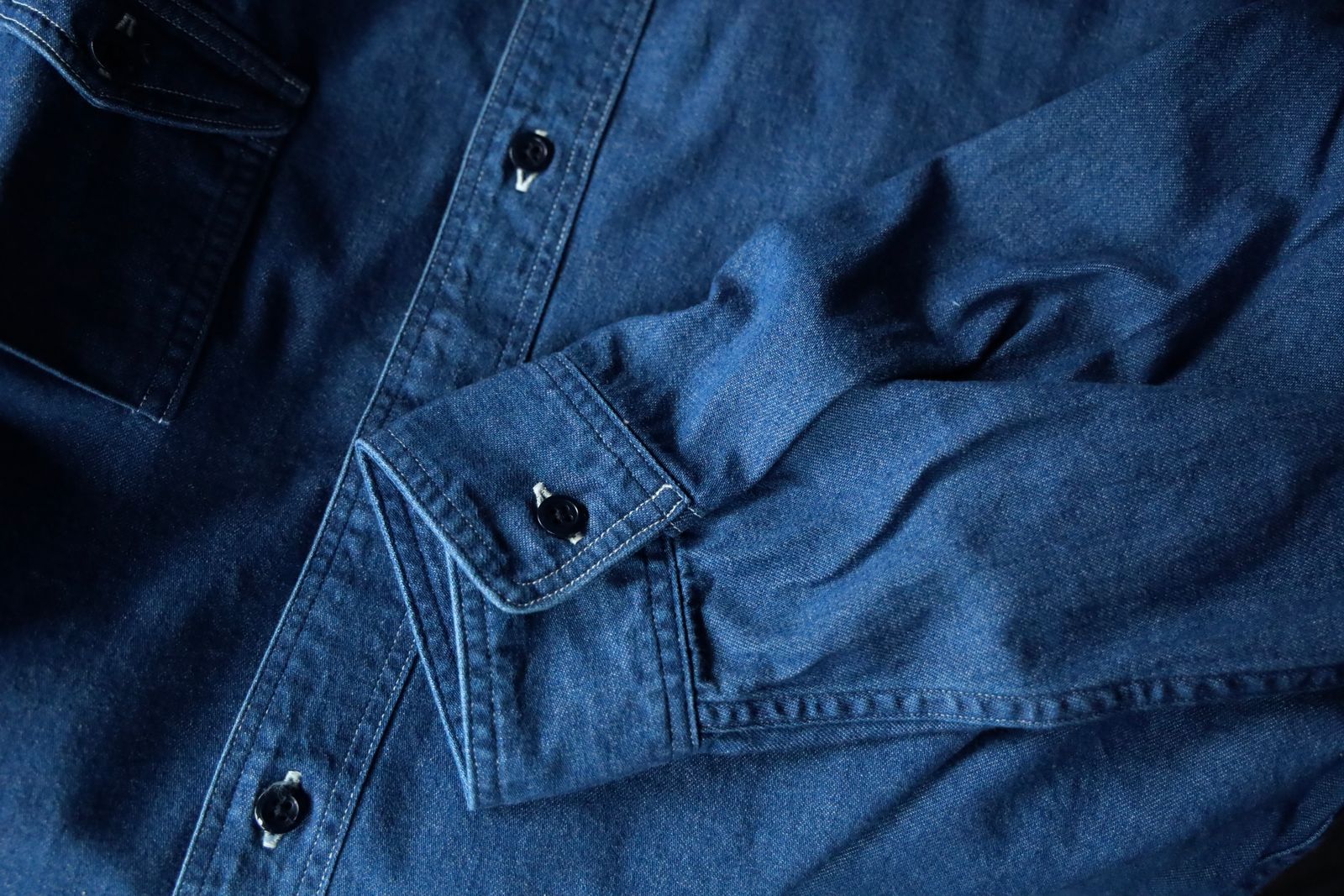 ファウンダ 25AW DENIM SHIRT (015FD252003)ONE WASH