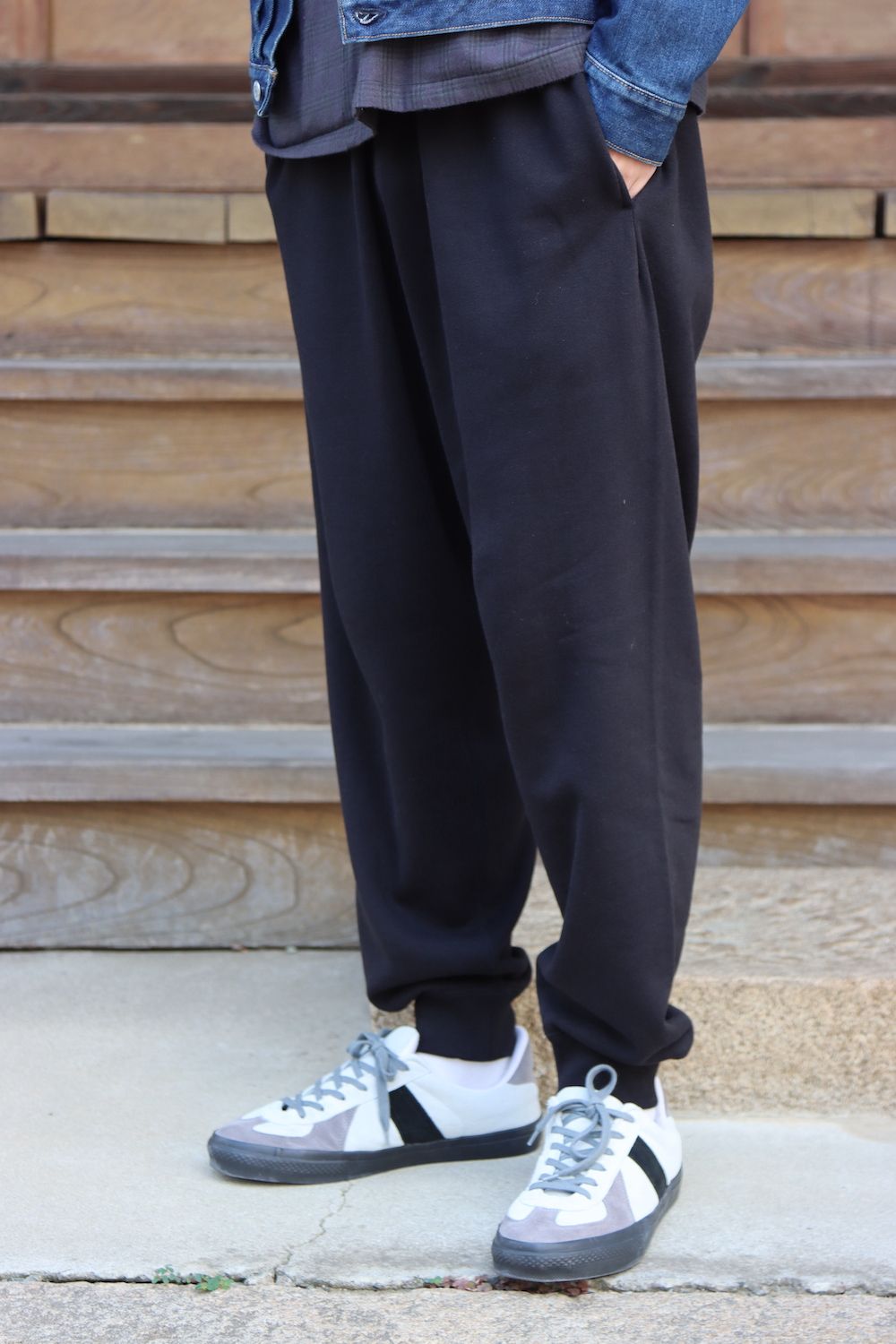 Graphpaper LOOPWHEELER for Graphpaper Sweat Pants(GU213-70177B) style. 2021.09.27.