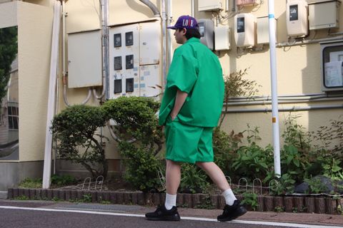 is-ness BALLOON WIDE SHIRT(1022SSSH03) style.2022.4.25
