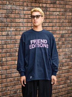 フレッシュサービス 26AW CORPORATE L/S TEE "FE MONOGRAM"(FSC263-70117FE)NAVY☆8月29日(土)新作発売！