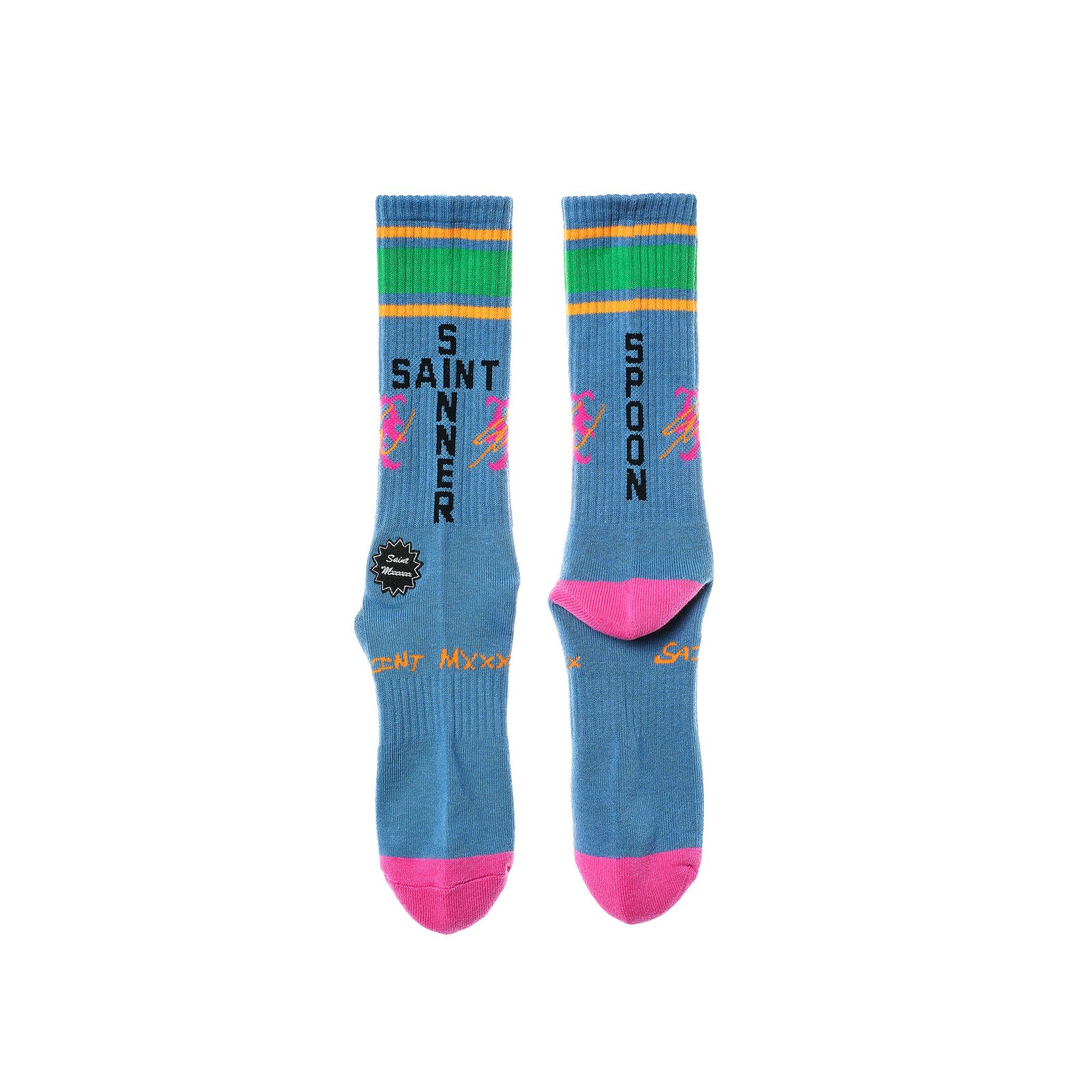 セントマイケル 26SS SW SOCKS/SAINT SW(SM-MK8-0000-C14)BLUE☆3月7日(土)発売！