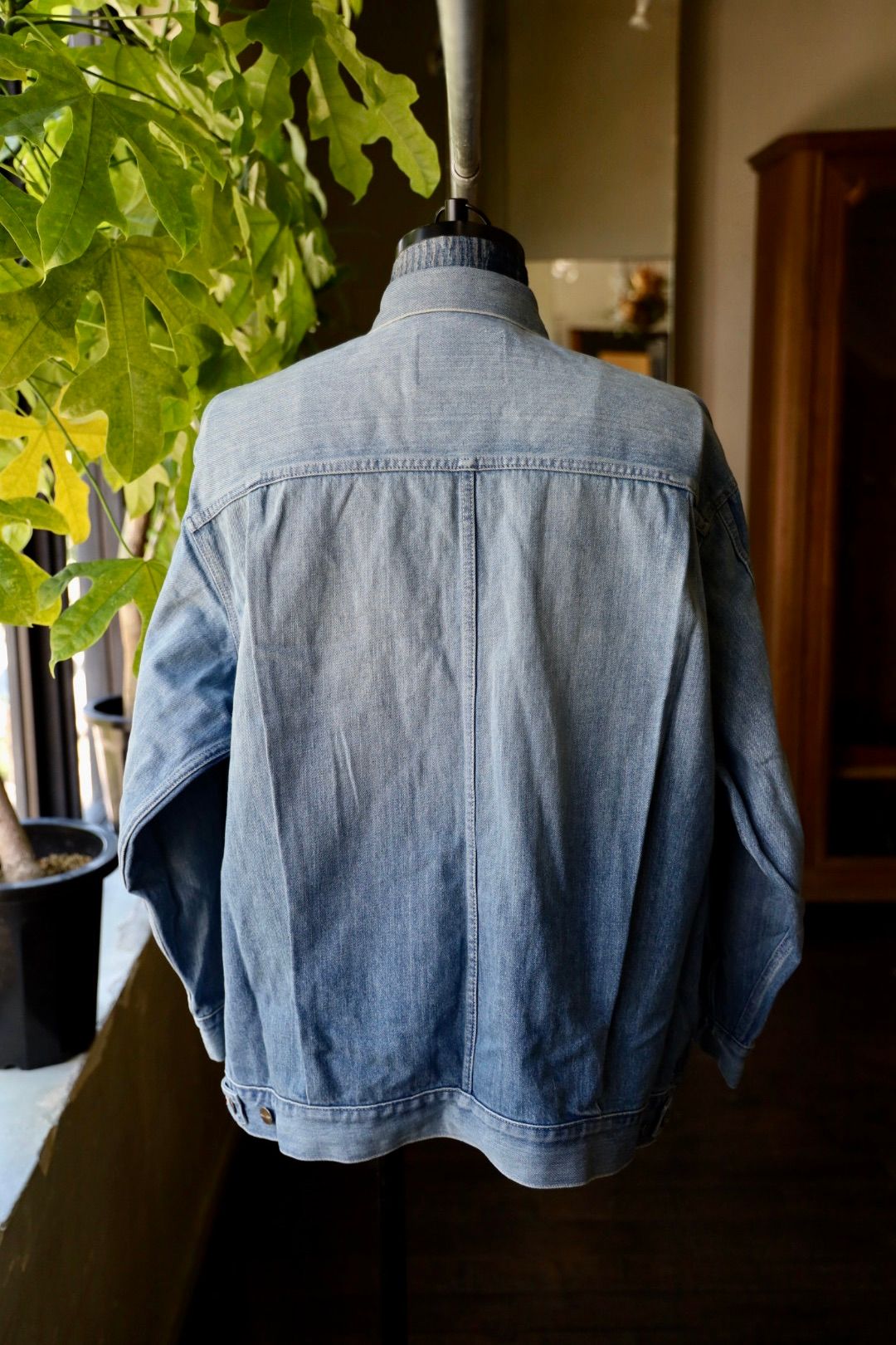 グラフペーパー Selvage Denim Jacket(GU253-20054LB)INDIGO_LIGHT FADE