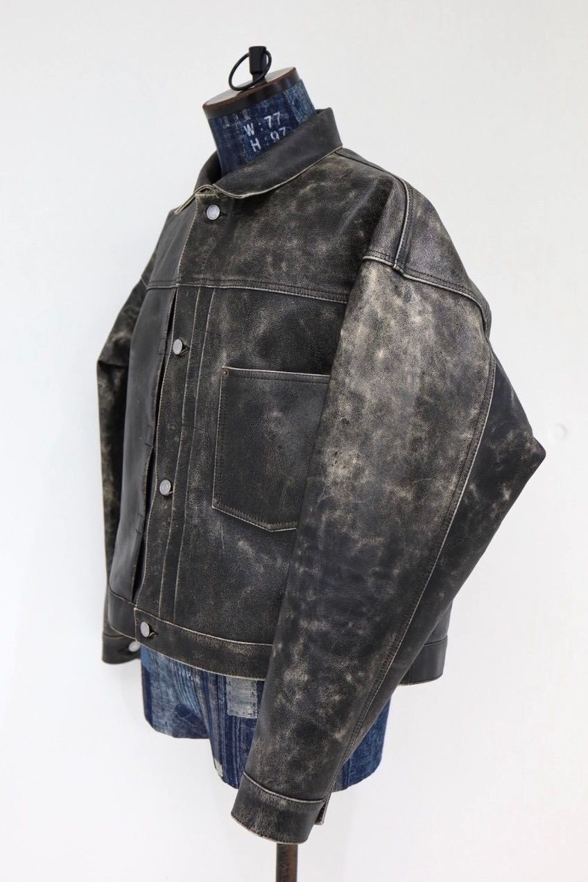 セントマイケル 26SS BBJ_LEATHER JACKET(SM-MK8-0000-C47)BLACK☆5月16日(土)発売！