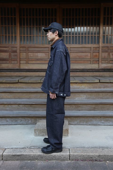 Graphpaper Colorfast Denim Blouson&Colorfast Denim Two Tuck Pants 