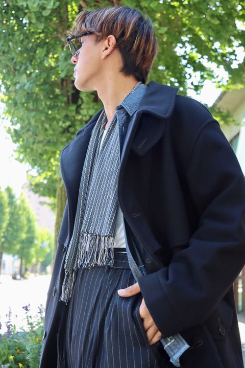 A.PRESSE U.S.ARMY Mackinaw Coatスタイル