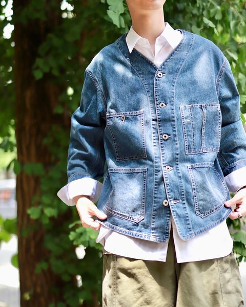 A.PRESSE アプレッセ 23AW Denim Engineer Jacketスタイル