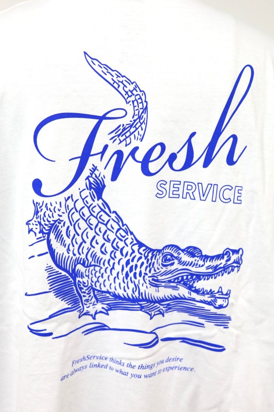 フレッシュサービス CORPORATE PRINTED S/S TEE "CROC"(FSC263-70138)WHITE☆7月25日(土)新作発売！
