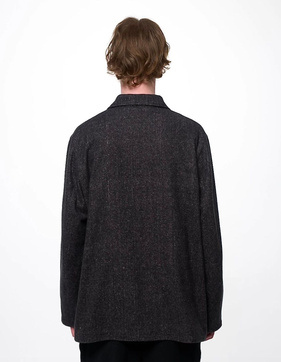 マーカ 26AW ヘビーシルクフランネル / リラックスドフィット W.B ジャケット(M26C19JK01C)HERRINGBONE☆新作発売！
