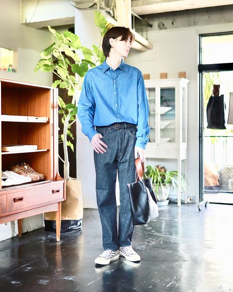 A.PRESSE アプレッセ 2023 Style2 Black Washed Denim Pantsスタイル