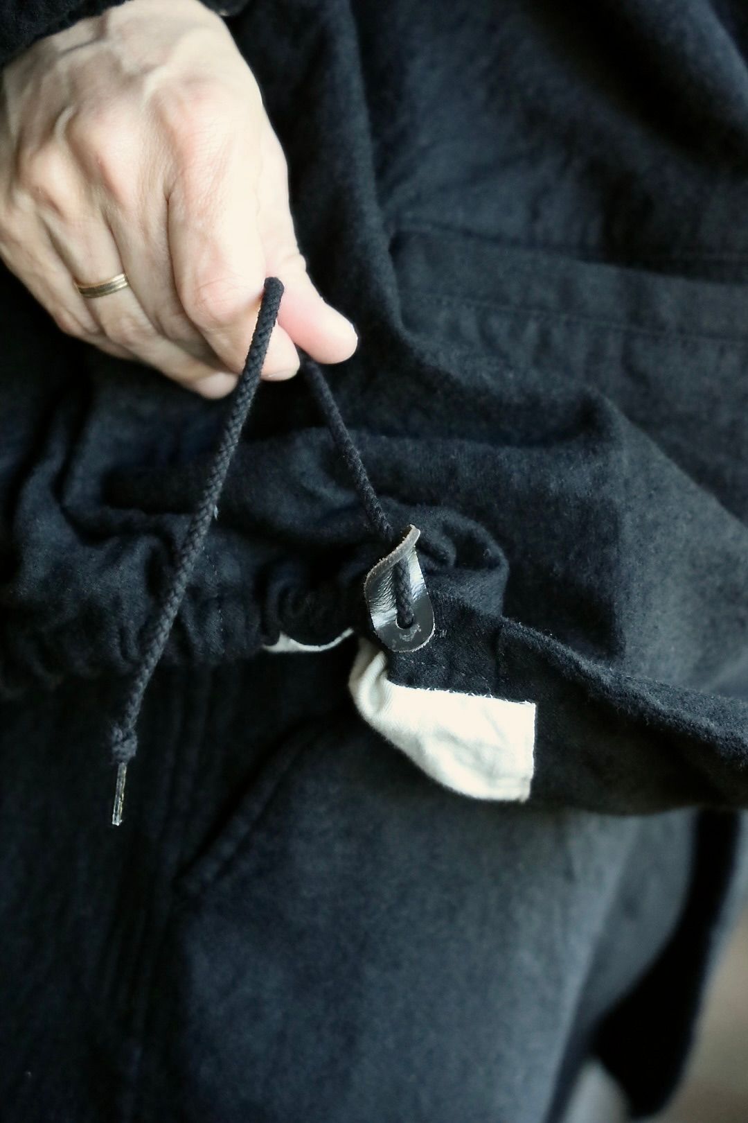 コムデギャルソンオム25FWウールサージ製品縮絨3Bジャケット(HP-J105-051)BLACK