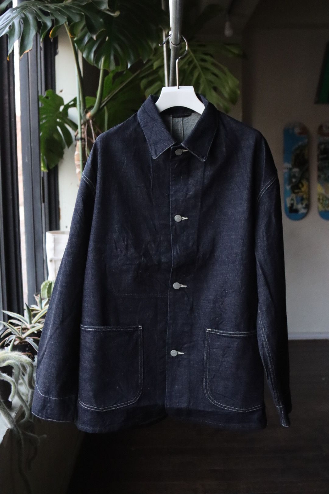 blurhms - ブラームス 23SS 12.9oz Selvage Denim Coverall