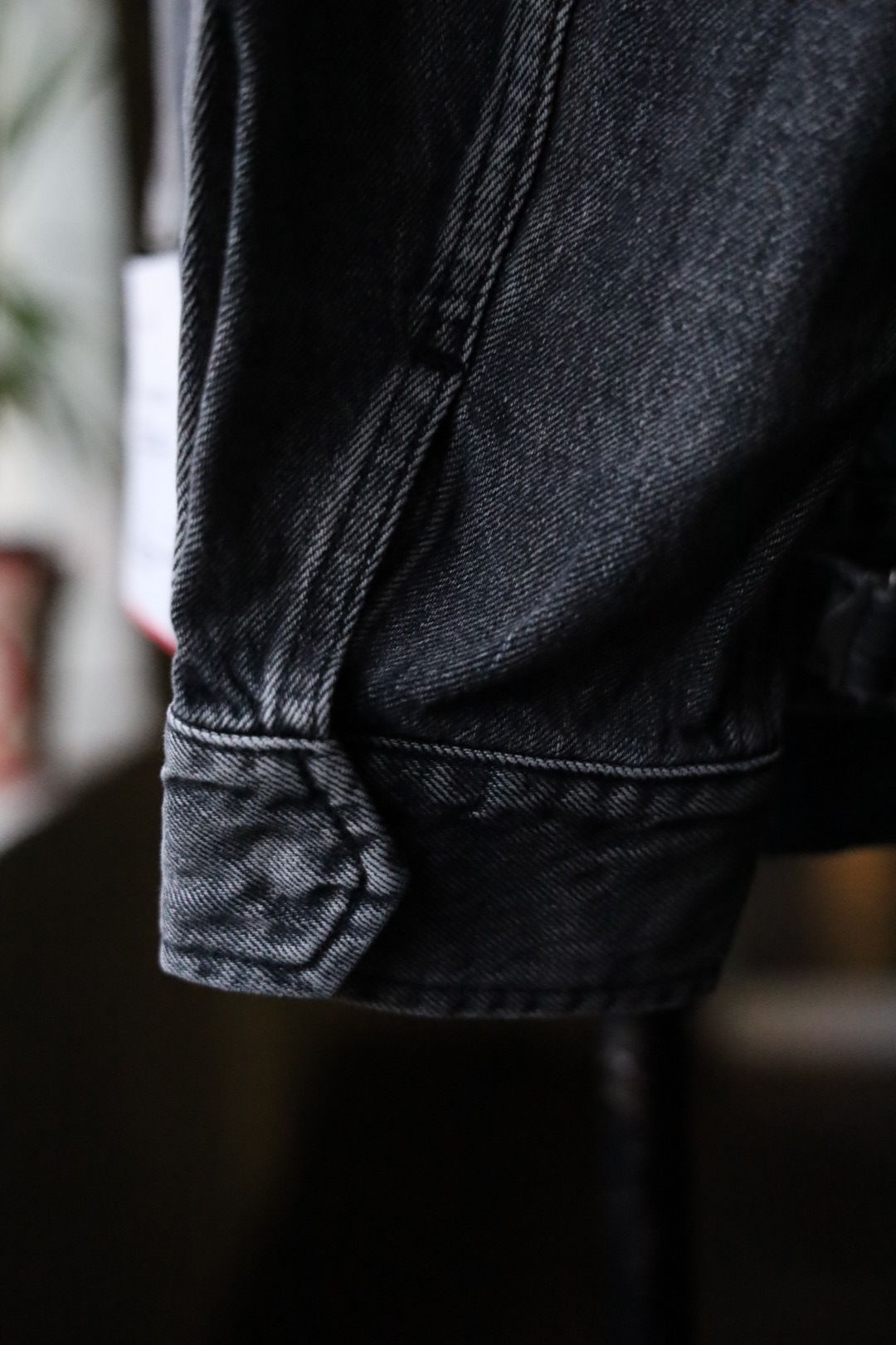 グラフペーパー Selvage Denim Zip Jacket(GU253-20056LB) BLACK_LIGHT FADE