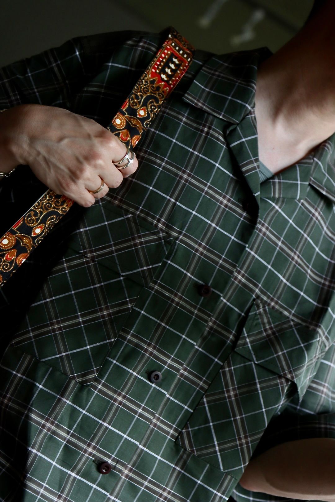 COMME des GARCONS HOMME 22SS リネン綿チェックシャツスタイル.2022.5.6.
