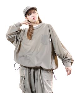 S.F.C 24SS エスエフシー BIG NYLON LS TEE(SFCSS24S04)BEIGE☆2月24日(土)発売！