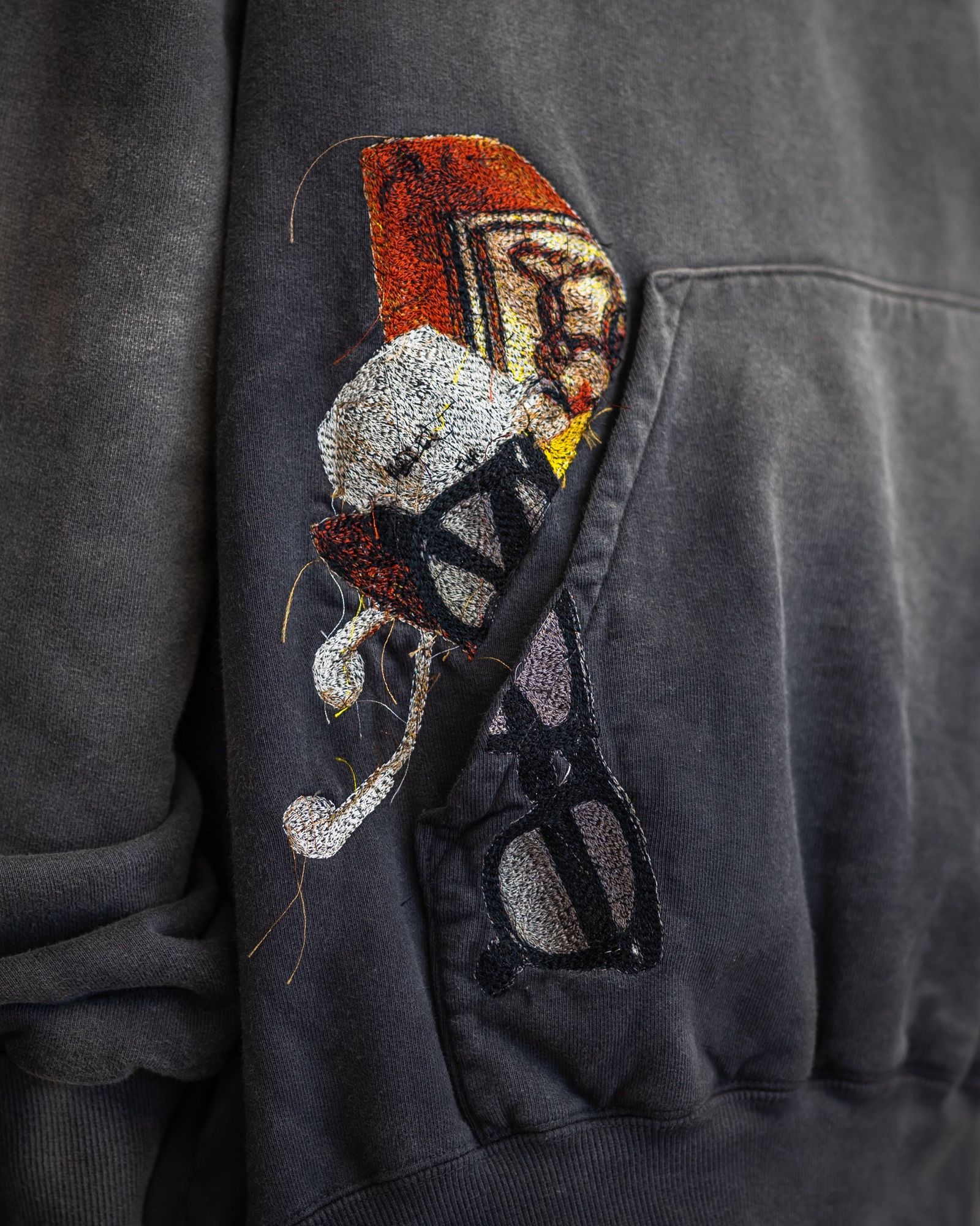 doublet 26AW TROMPE L’OEIL EMBROIDERY HOODIE style2026.7.21