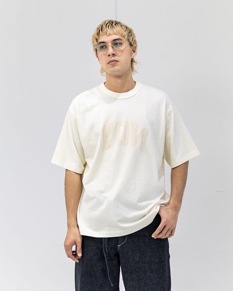 blurhms ROOTSTOCK ブラームスルーツストック 26SS NOT-PRINCE 88/12 Print Tee WIDE(bROOTS25S36S26B)IVORY x FADE BAGE☆4月17日(金)新作発売！