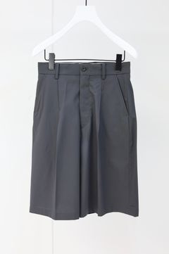 Graphpaper 26SS Women's Brushed Cotton Gabardine Shorts(GL261-40397)CHARCOAL☆2月7日(土)発売！